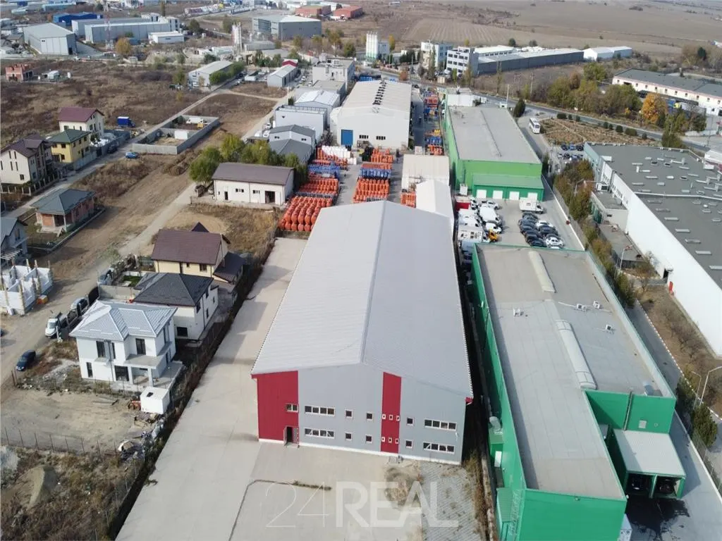 Hala de inchiriat 1720 mp depozit  + 262 mp birouri — 2