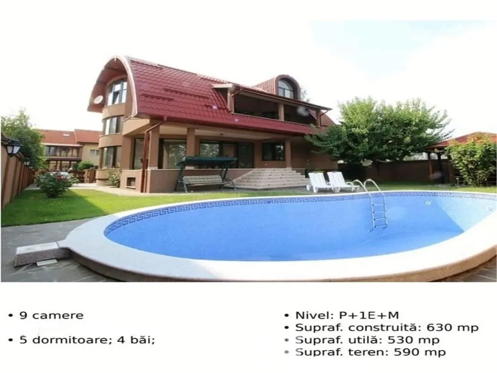 Inchiriere vila cu gradina si piscina - Pipera — 2