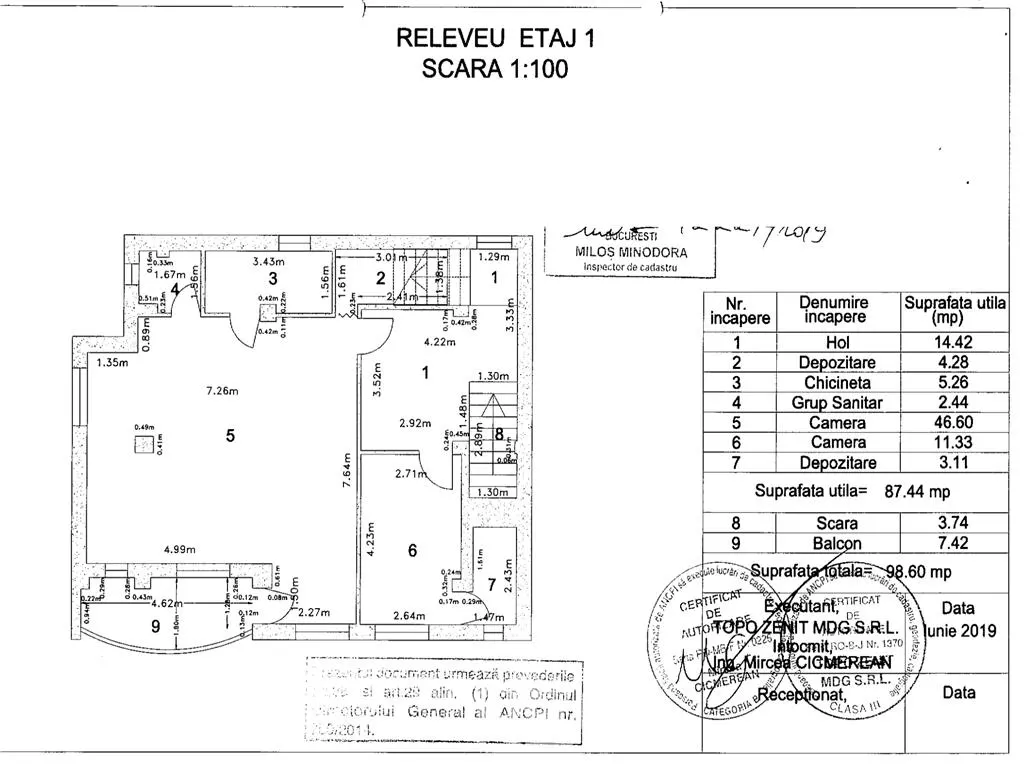 Spatiu birouri de inchiriat in vila - Tei/Barbu Vacarescu - de la 88mp — 3