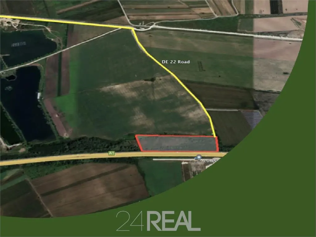 Vanzare teren pe Autostrada A1 - 22013 mp — 2