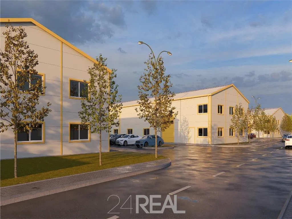 Vanzare hale NOI industriale Sinesti - de la 550 mp — 2